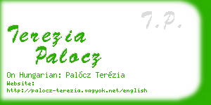 terezia palocz business card